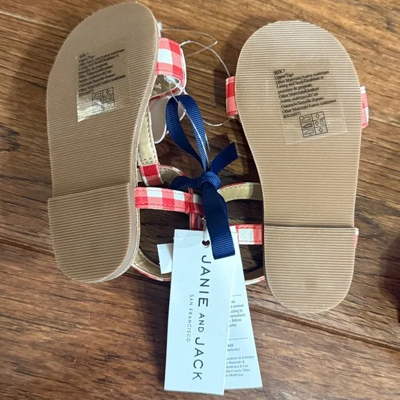 Janie and Jack Toddler Sandals NWT Size 7 - Picture 3 of 4